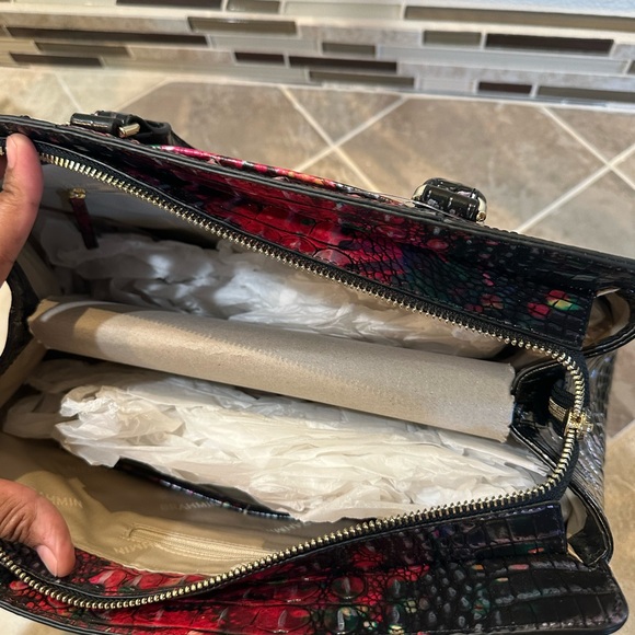 Brahmin Small Finley Beyond Ombré Melbourne Satchel - Picture 7 of 7